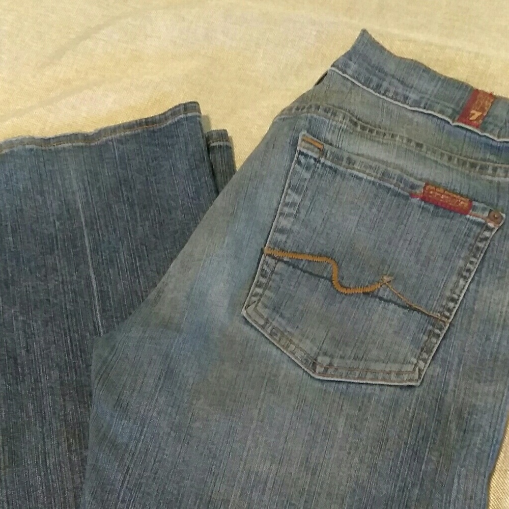 7 For all mankind jeans size 28 straight leg